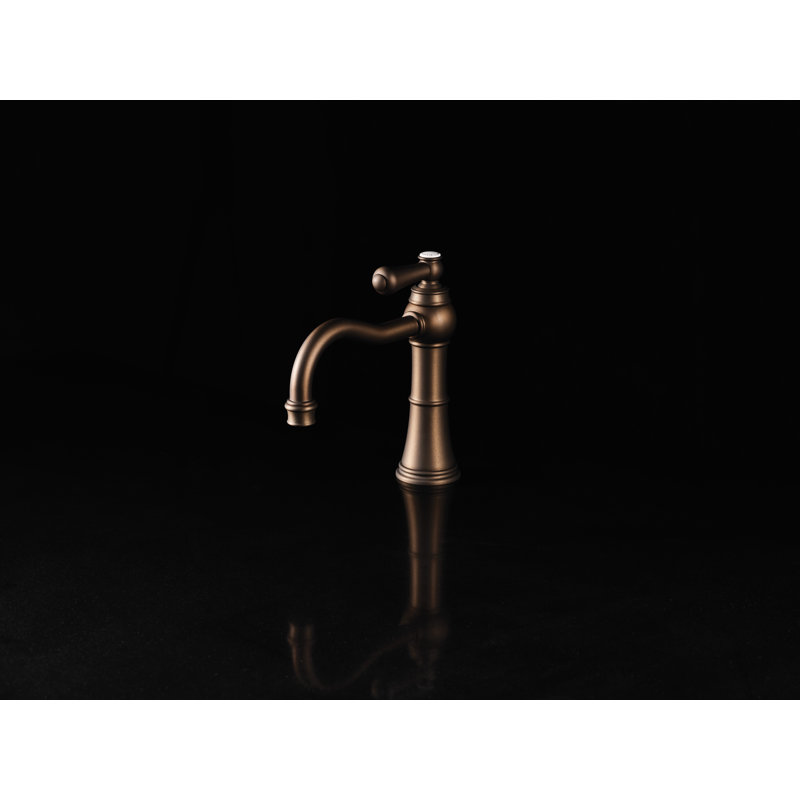 Georgian Era Single Handle Lavatory Faucet, English Bronze
