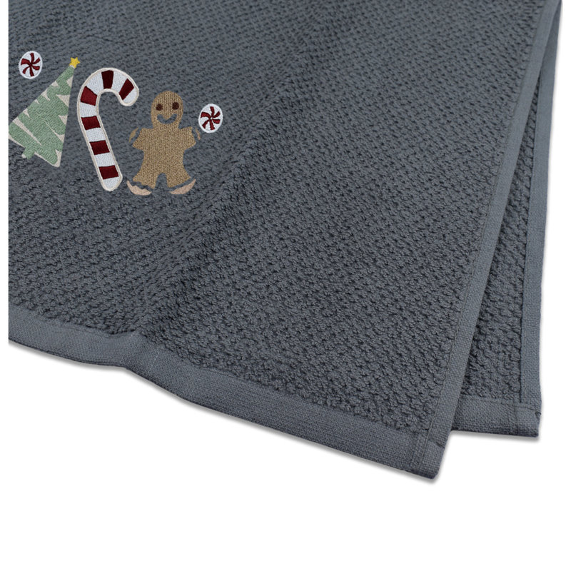 Cotton Tea Towel Kitchen Towel, Grey