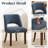 Upholstered Solid Wood Dining Side Chair-1558401755