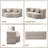  75.5" Foldable Lychee Velvet Convertible Sleeper Couch, No Assembly Required Compression Sofa Bed with Soft Pillows, For Bedroom and Apartment, Beige-1027406751