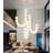 Globe Chandelier Led Dimmable Lighting Black Light-1303354965