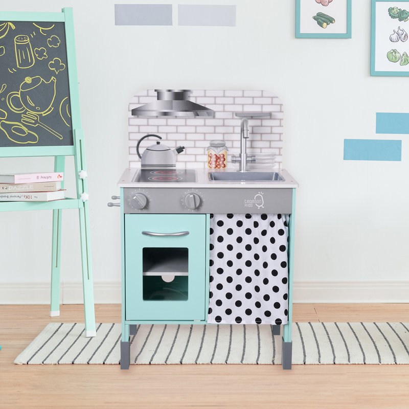 Teamson Kids Little Chef Philly Modern Kitchen Playset, Mint