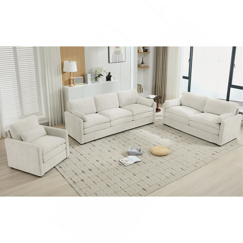 Canapé rembourré surdimensionné Comfy Cloud Canapé, Beige