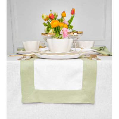Contempo - 100% Pure Linen Table Runner