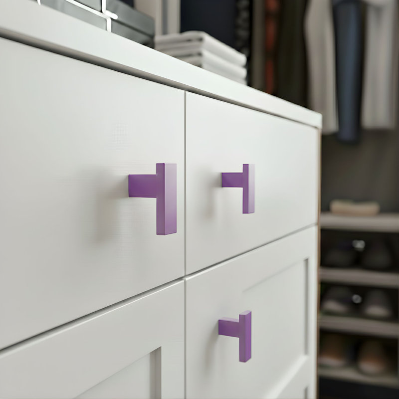 2" Length Bar Knob, Royal (Purple)