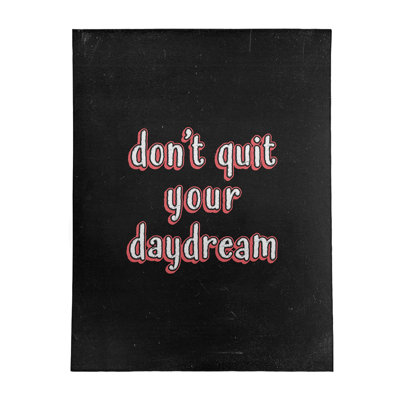 Quotes Chenille Indoor Rug
