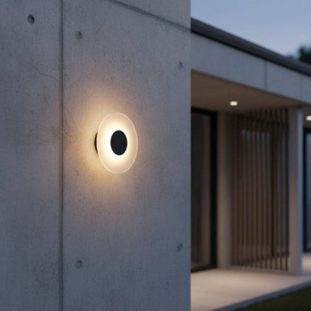 Ultra Beam Lighting Black/Light 6 Watt Led Round Ip65 Bath Sconce - Image 3