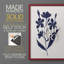 «Indigo Botanical Study I», reproduction encadrée de qualité supérieure - prête à être accrochée - aucun clou requis - aucun clou requis-1065015598-1065015597
