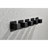 Matt Black Volume Adjustment Mechanism - 3/4" Cast Metal, Adjustable Brass Handle, Corrosion Resistance, Easy To Use Control Metal Valve, Handle Adjustable, Rust Proof Body