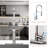 Pull Down Kitchen Faucet Single Handle Kitchen Sink Faucet with Pull Down Sprayer Brushed Nickel