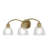 Ponce Plug & Play 3-Light Vanity Light in Transitional and Modern Style-8.25 Inches Tall and 24 Inches Wide-107377546