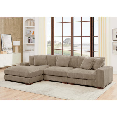 Beachcastle Modular Corduroy Sectional
