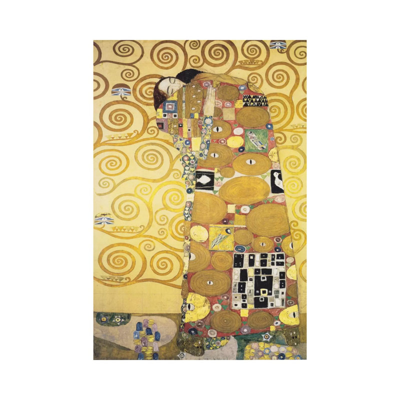 Erfullung 1905 by Gustav Klimt - Wrapped Canvas Print, 152.5 cm H x 101.5 cm W