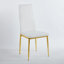Ensemble de 4 chaises, couleur dorée