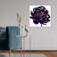 Pivoine noire - Impression sur toile-80844207-80844214