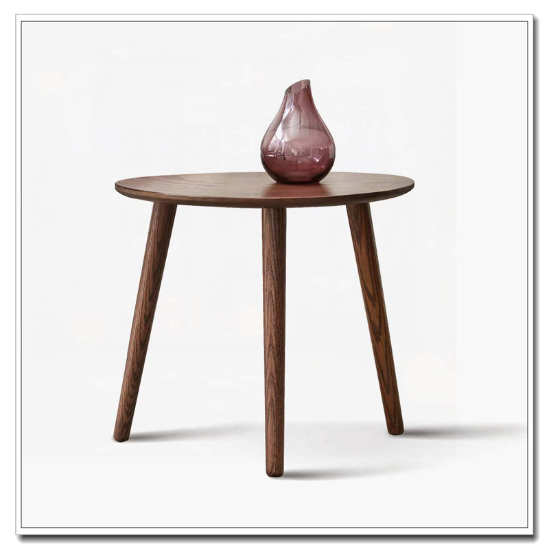 Table basse en bois massif, H 19,69 po x L 25,59 po x l 17,52 po