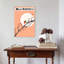 Beautiful Winter Robin Abstract Contemporary Wall Art Print 1 Piece Wrapped Canvas Wall Art-373426393