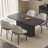 7-Piece Dining Table Set, Black, Dining Room-36472853