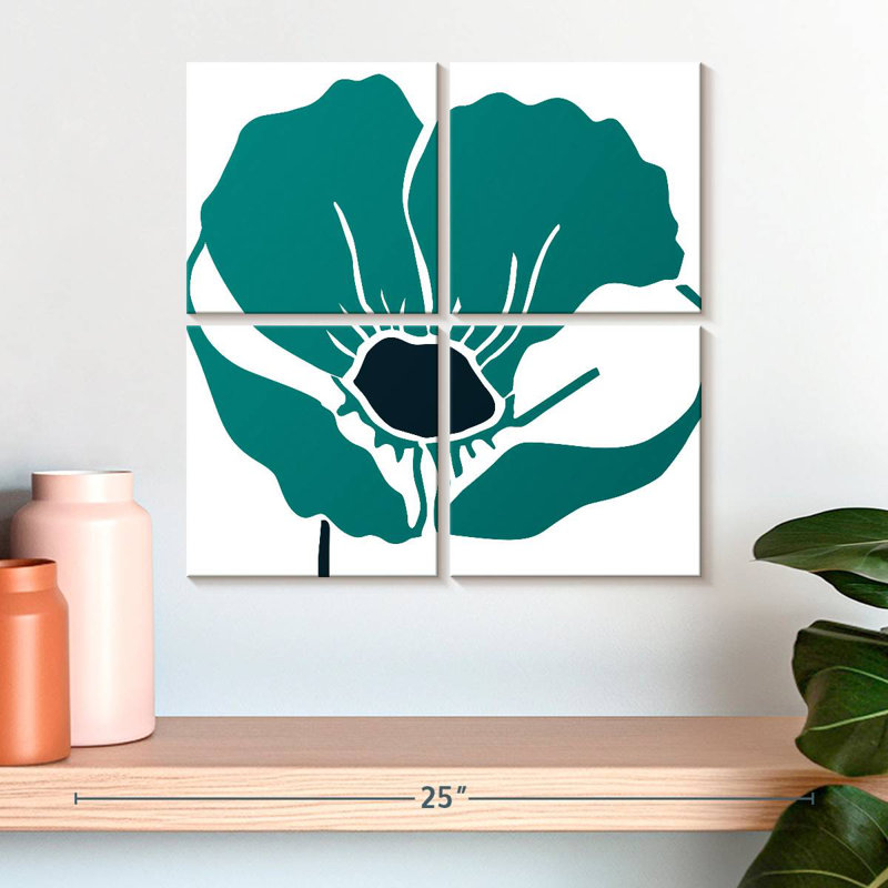 Harnek Pop Art Floral I, H 18 po x l 18 po