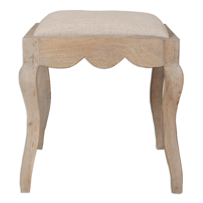 Bridgette Solid Wood Accent Stool