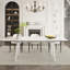 9 - Piece Dining Set with Sintered Stone Dining Table and 8 Fabric Chairs-92730949-92730951
