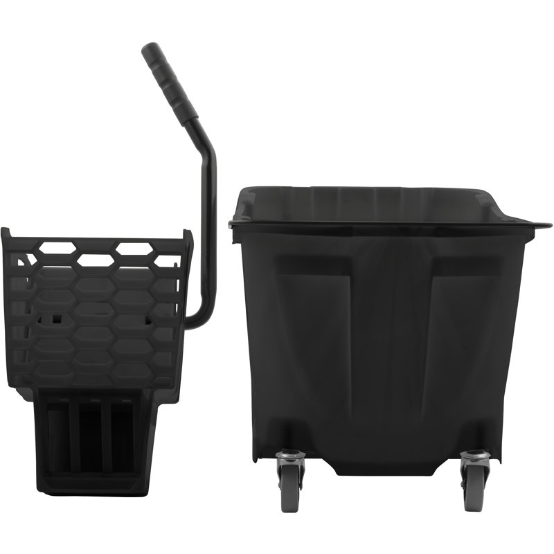 OmniFit Mop Bucket Set, Black