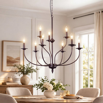Maroneia 9 - Light 31"W Candle Style Classic / Traditional Chandelier