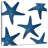 Aletra Navy Starfish Collage