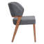 Ensemble de 2 chaises d'appoint rembourrées et pivotantes en tissu