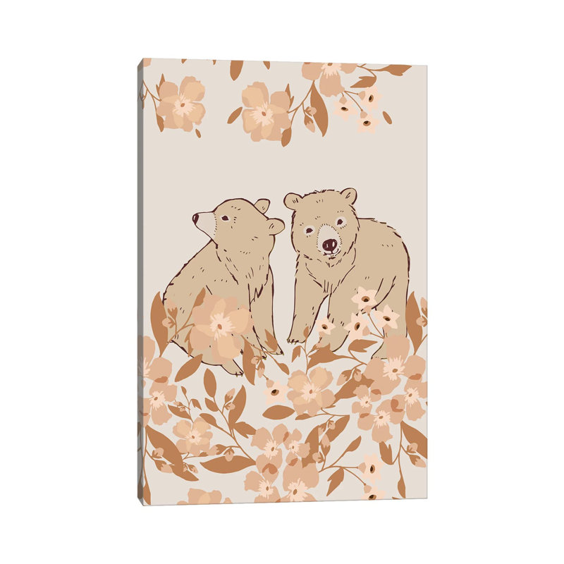 Two Bears by Bernadett Urbanovics - Gallery-Wrapped Canvas Giclée on Canvas, 66.04 cm H x 45.72 cm W, Wrapped Canvas