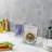 2 Piece Clear Acrylic Cookbook Holder Stand