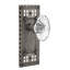 Craftsman Plate with Oval Fluted Crystal Door Knob-286746043-286746022