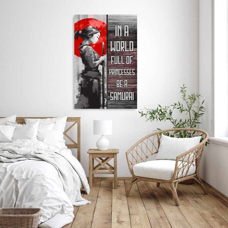 Be Be Samurai, impression sur toile, H 36 po x l 24 po x P 1,25 po