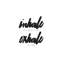 Inhale/Exhale - Wrapped Canvas Print-1087410111