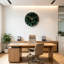 Glass Analogue Wall Clock