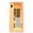 Low EMF Front Door With Heating Panel One People Hemlock Far-Infrared Indoor Sauna Room