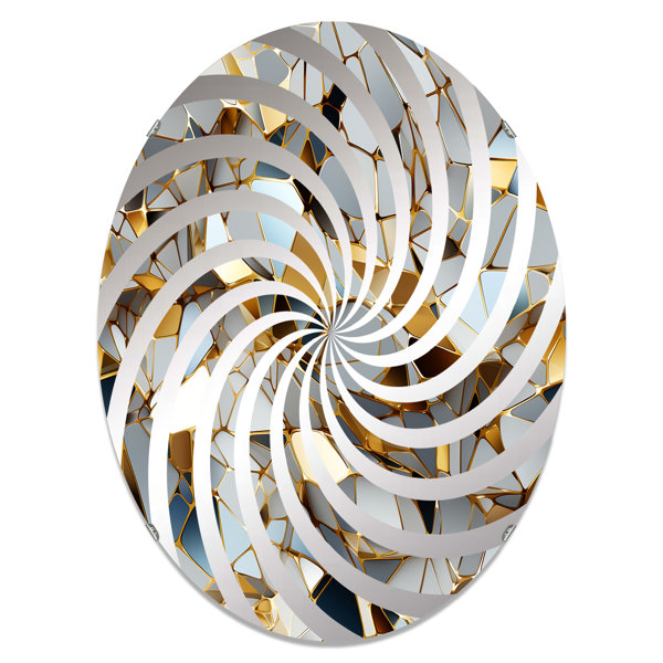 DesignArt Oval Wall Mirror | Wayfair