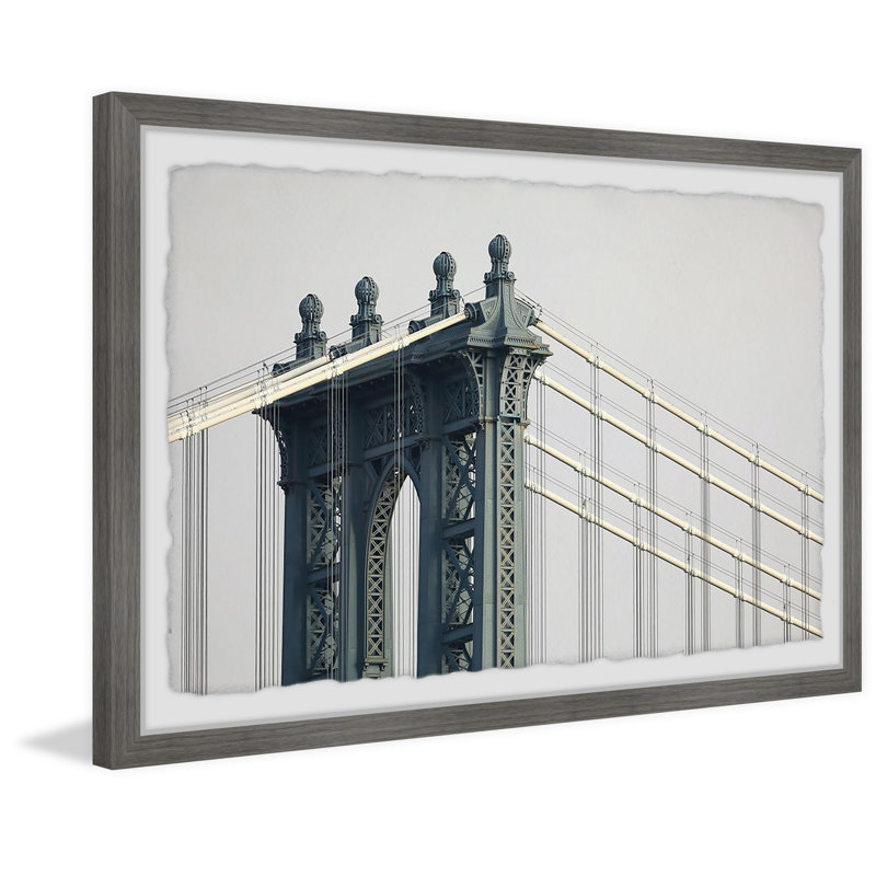 The Bridge - Single Picture Frame Print, 61cm H x 91cm W x 3.81cm D