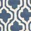 Tapis bleu marine / ivoire Ruben-19277054