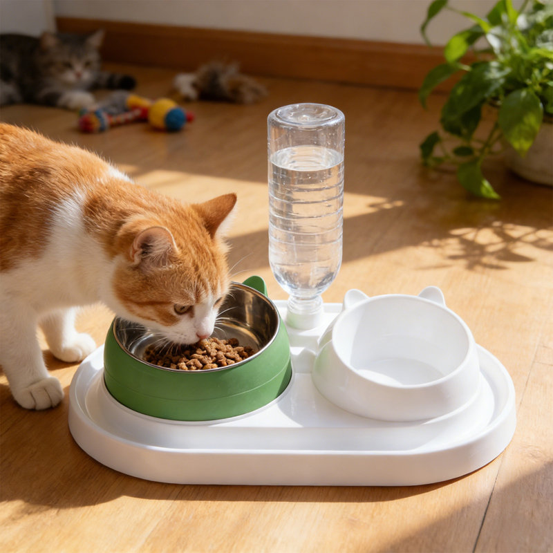 Cats Bowl Two in One, Vert