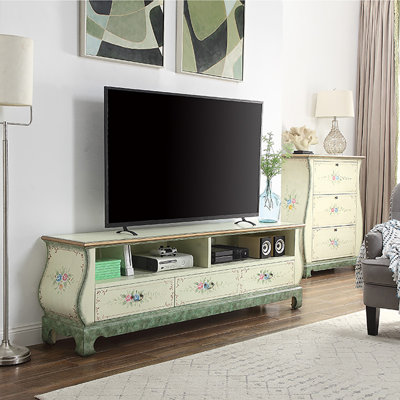 Meuble télé de style champêtre et américain