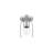 1-Light Semi-Flush Mount Cylinder Glass Shade Light(Silver)-1515491975