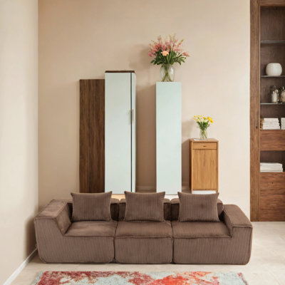 Canapé modulaire en velours
