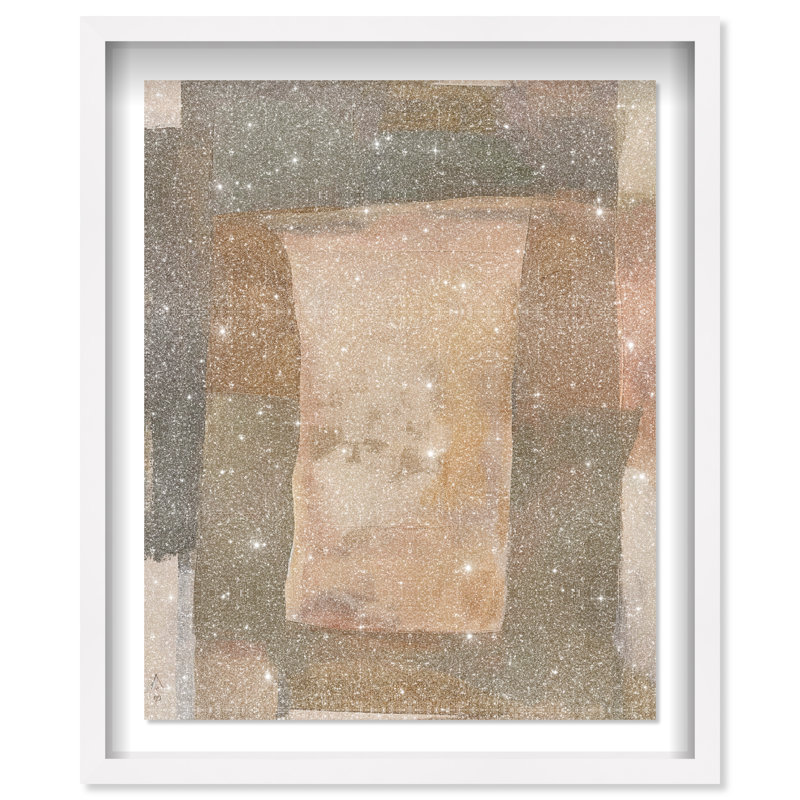Rugged Roots Shadowbox Abstract Print by Oliver Gal, Black Frame, 16 x 20, 25.5"H x 21.5"W, White Frame