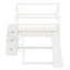 Lit superposé de style maison avec glissade-126665747