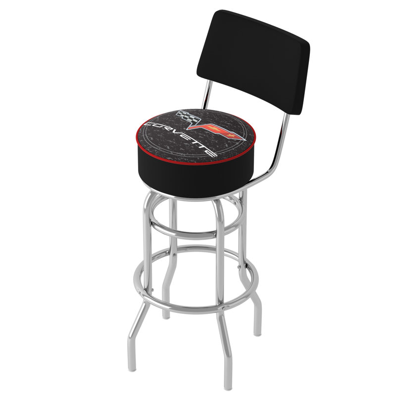 Tabouret tournant 31 ", Argent