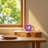 Modern Love Line Tabletop Ornament Purple