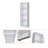 Sutton Slim Bookcase with Modern 5-Shelf Design-1904028580-1888429276