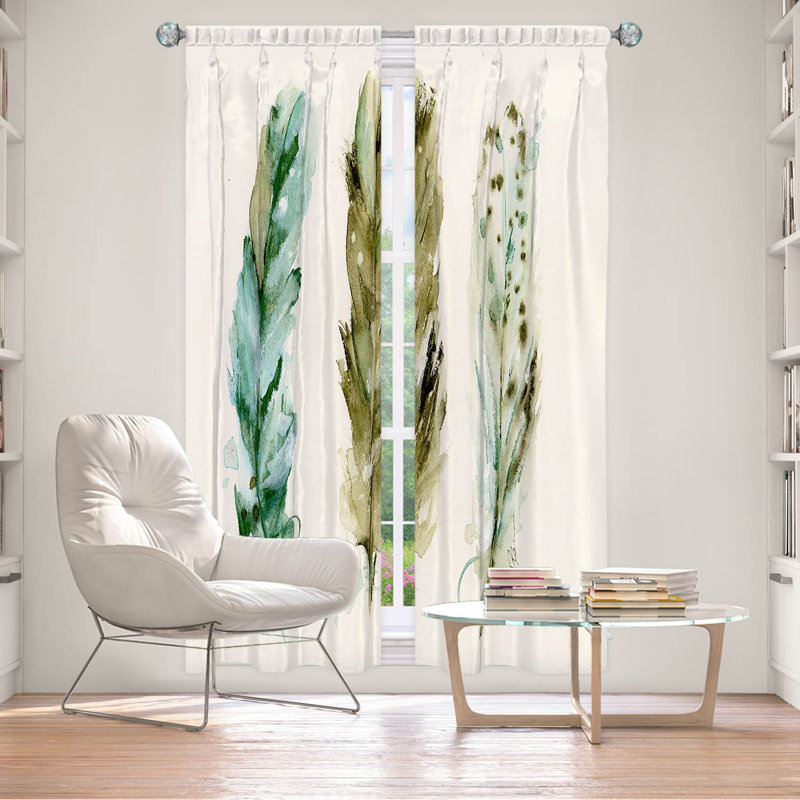 Rideau simple obscurcissant avec passe-tringle Delaughter, L 20 po x L 82 po