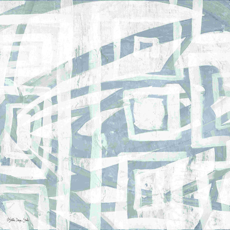 Entrelacé 5, H 36 po x l 36 po, Non, Toile tendue